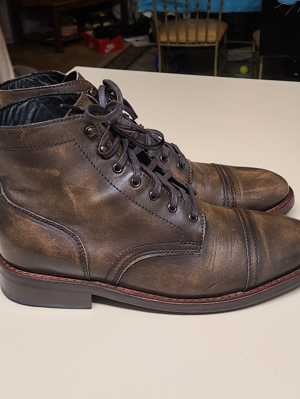 Thursday Boot Company Captain leather lace up casual boots size 11 1/2 - Picture 8 of 11
